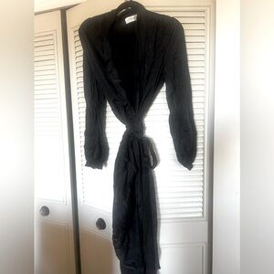 Zimmerman Black wrap dress